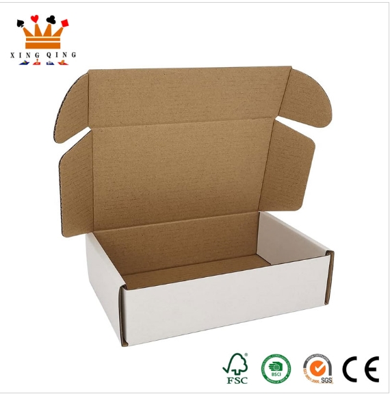 How to use White Corrugated Cardboard Box